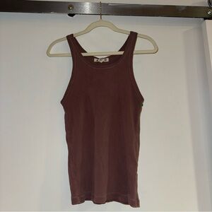 AMO Chocolate Brown Tank Top